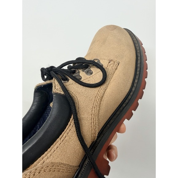 Vintage 90s Y2K Nautica Alarm Tan Suede Hiker Shoes Boots Mens Size 9.5 Hip Hop main image 14